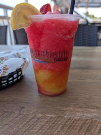 Delicious frozen mocktail