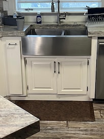 Cabinets needed repair