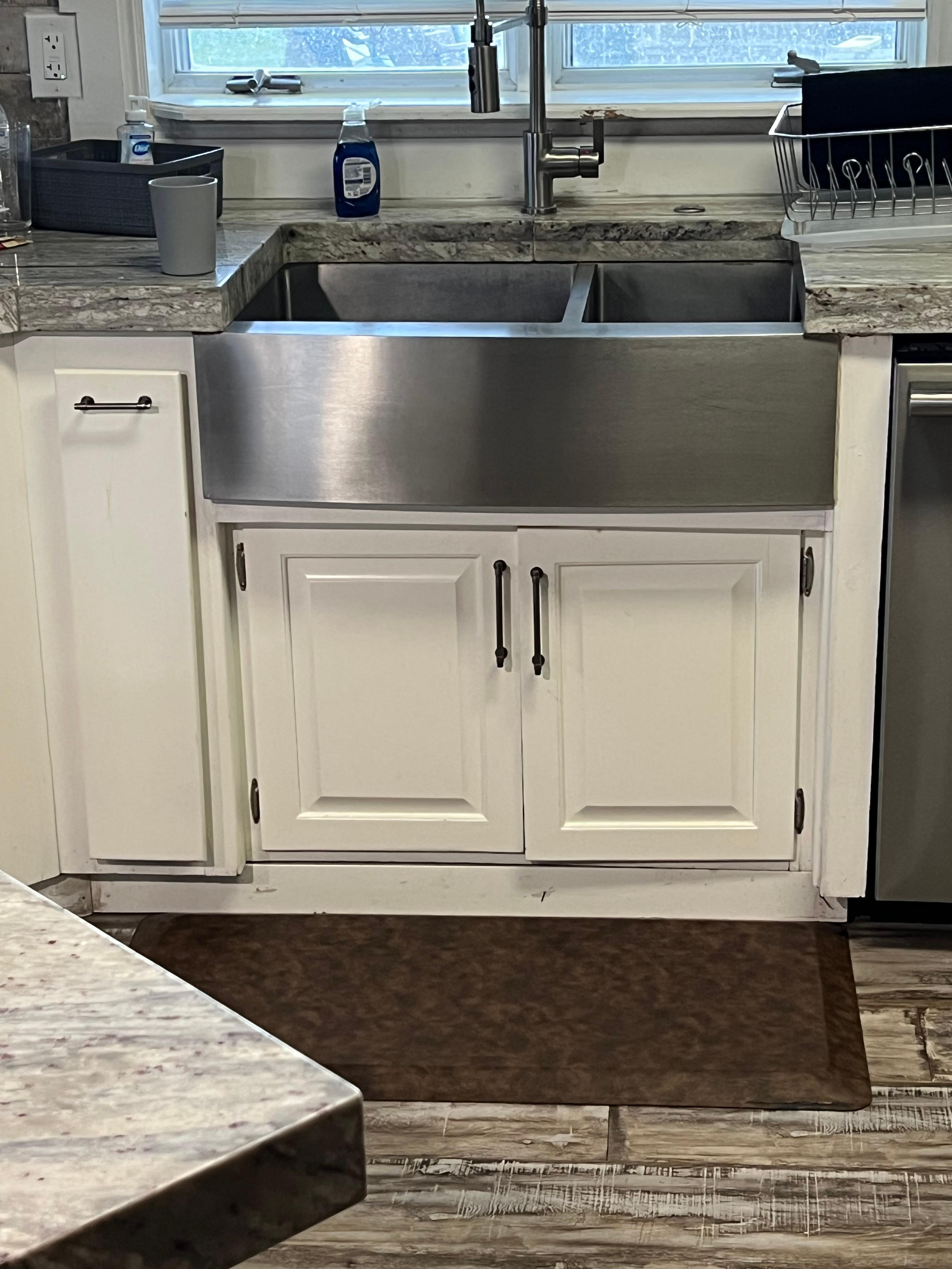 Cabinets needed repair