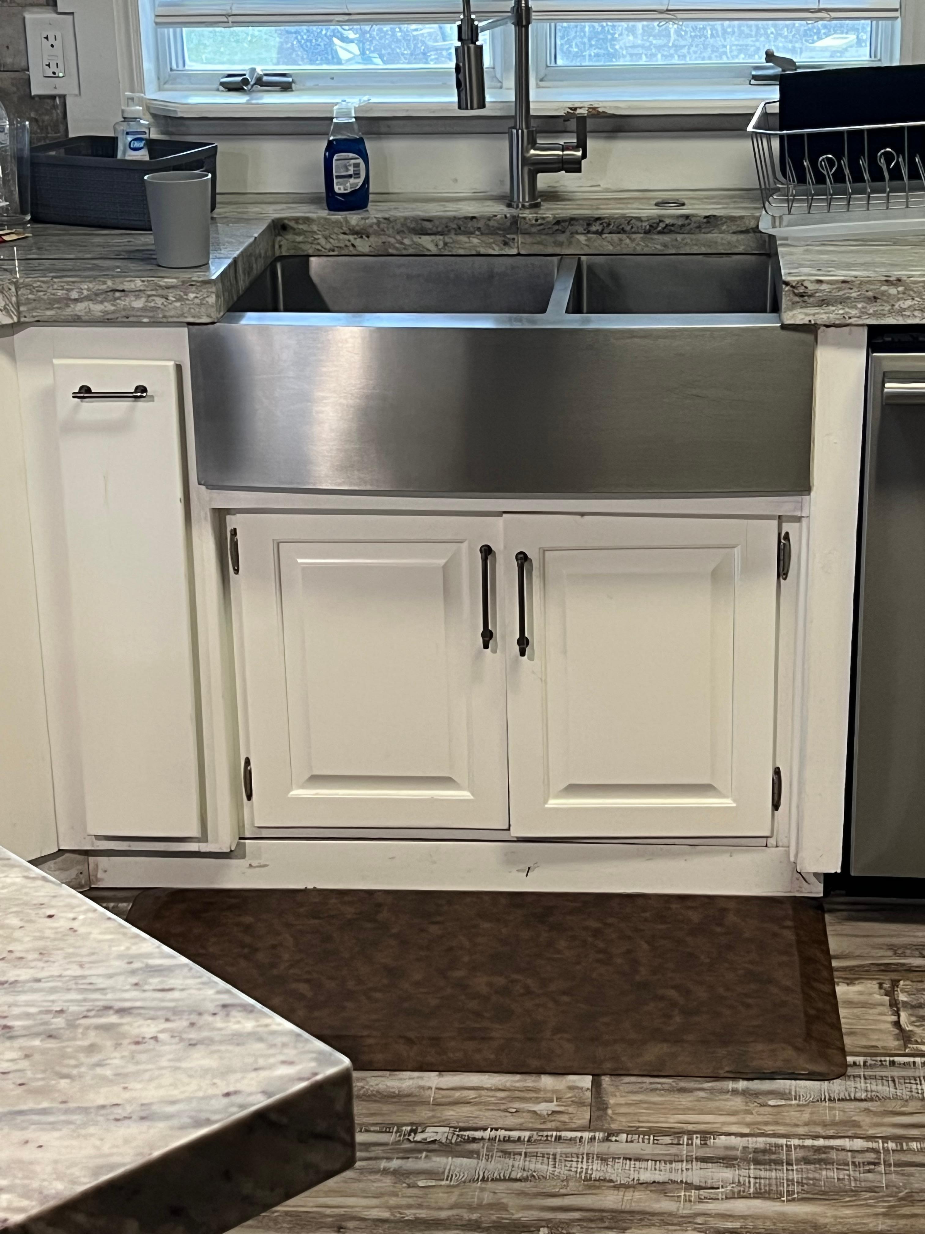 Cabinets needed repair