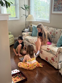 Several games were provided that kept the kids entertained all evening.