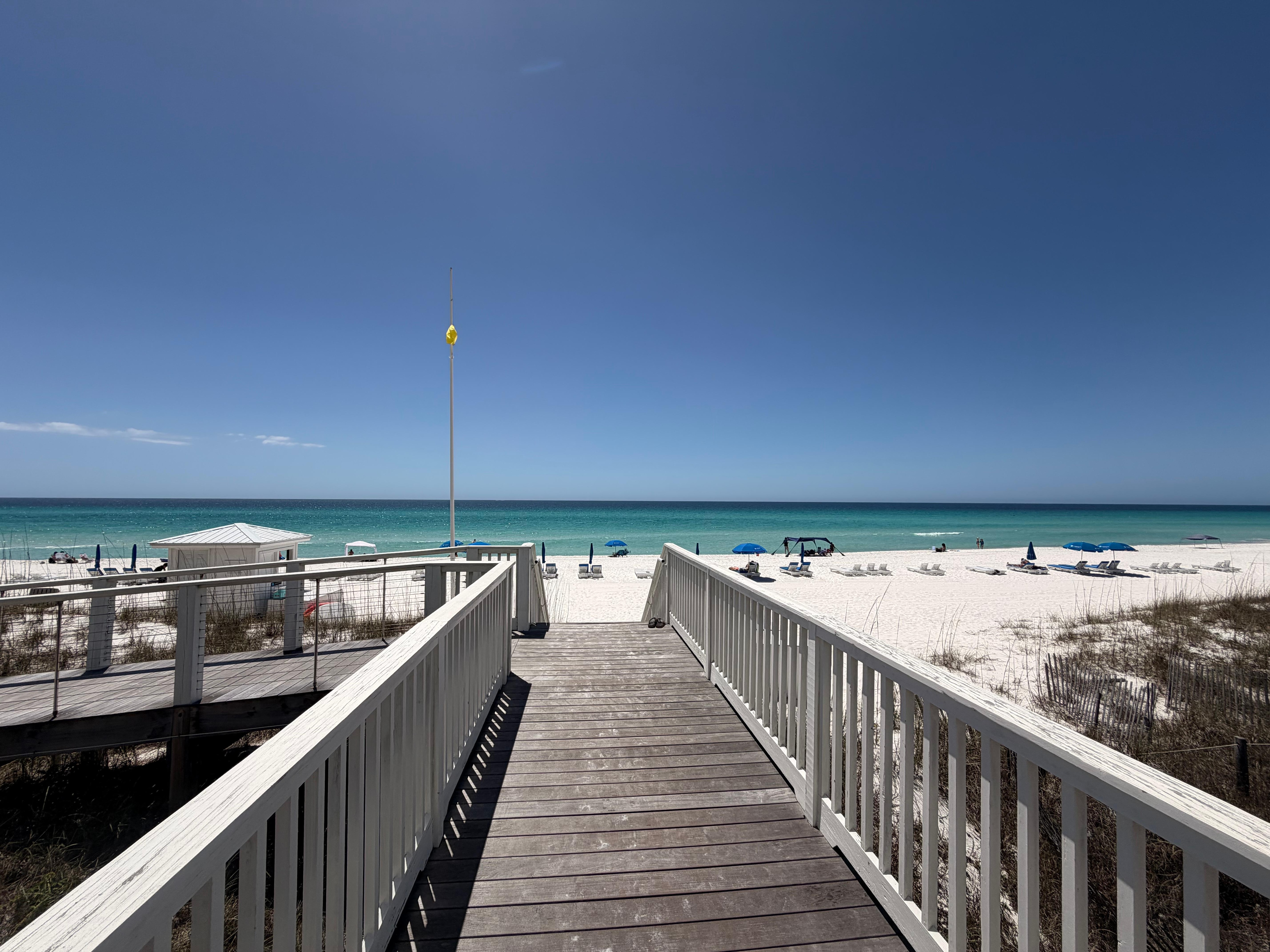 The beach during Spring Break! No crowds!