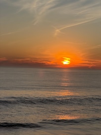 Sunset from the private balcony.