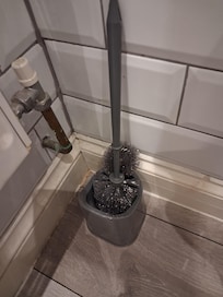 Filthy toilet brush