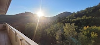 Blick vom Balkon