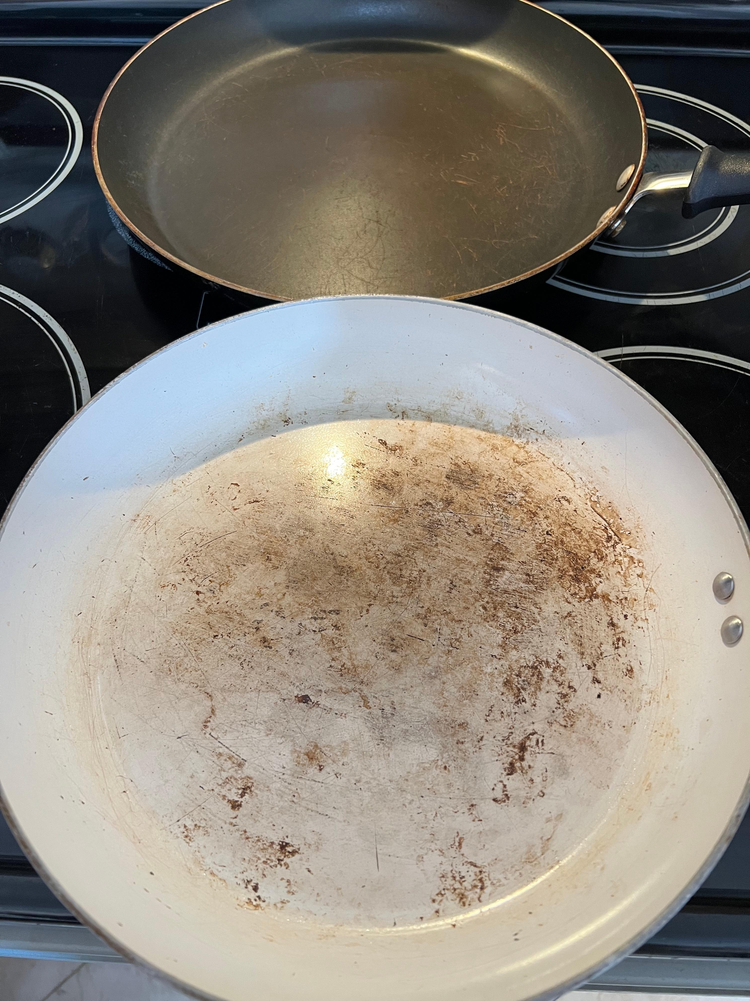 Skillets for cooking our food.