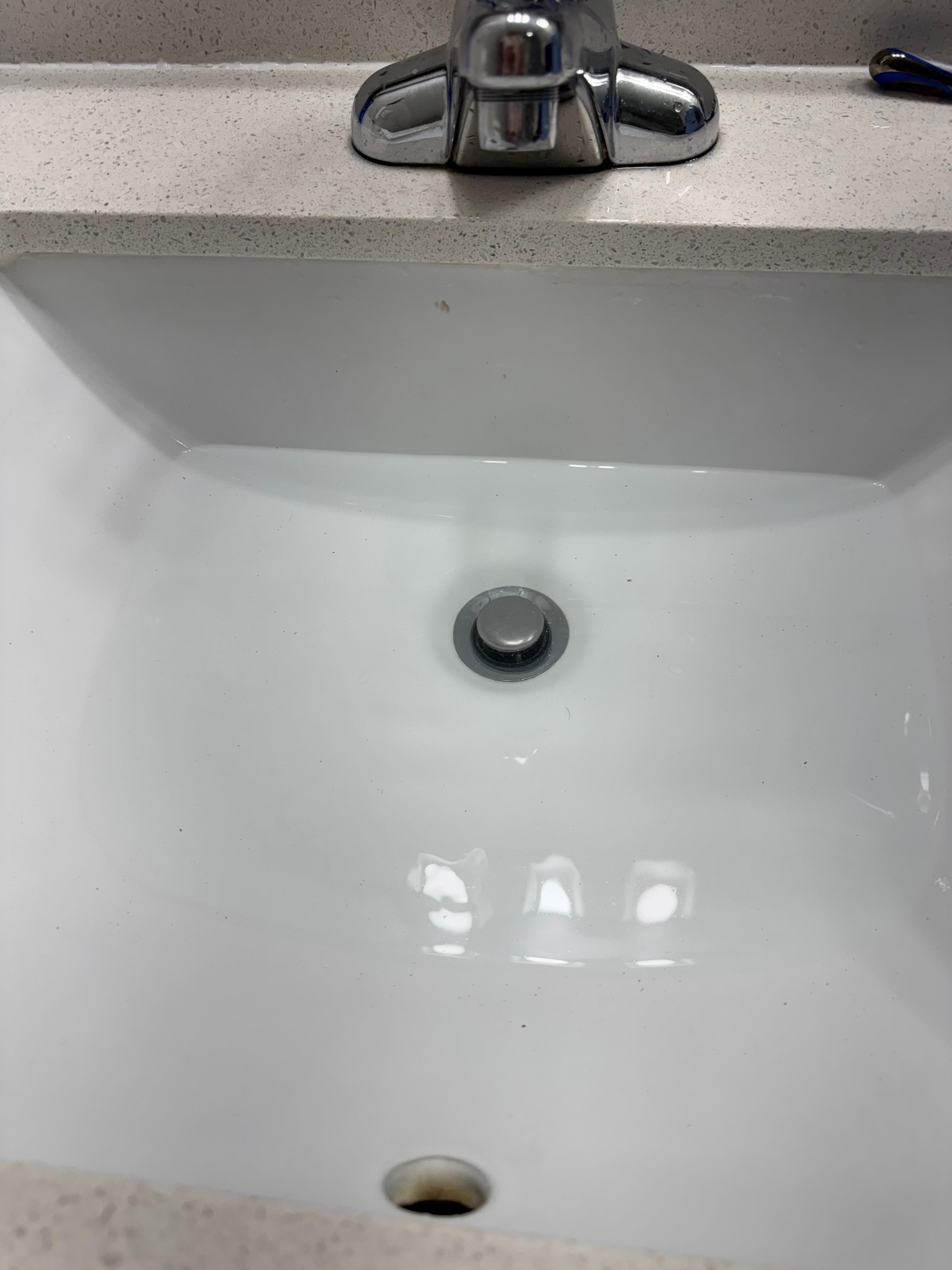 The sink would clog every time we ran water 