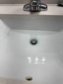 The sink would clog every time we ran water