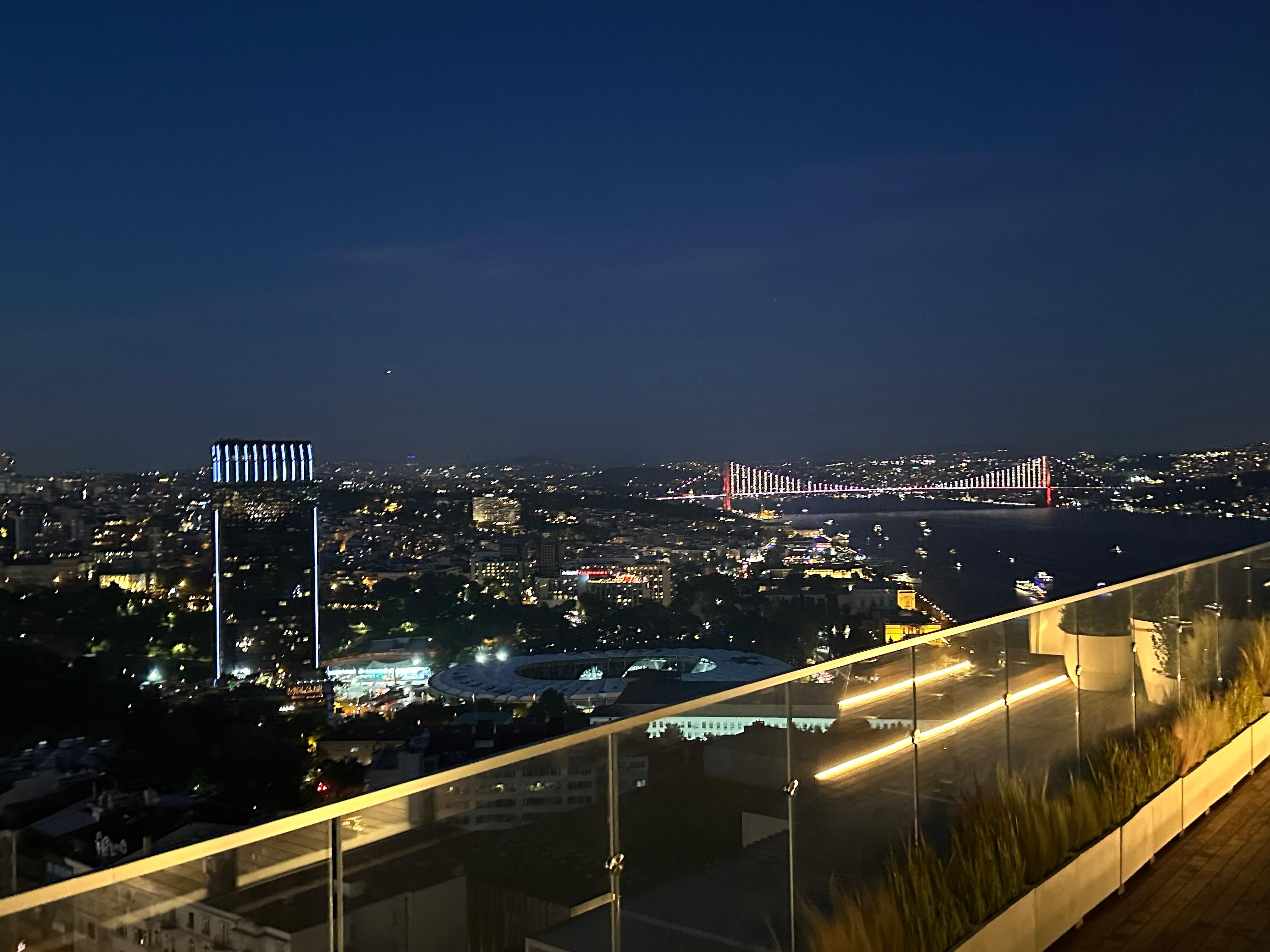 Rooftop club view