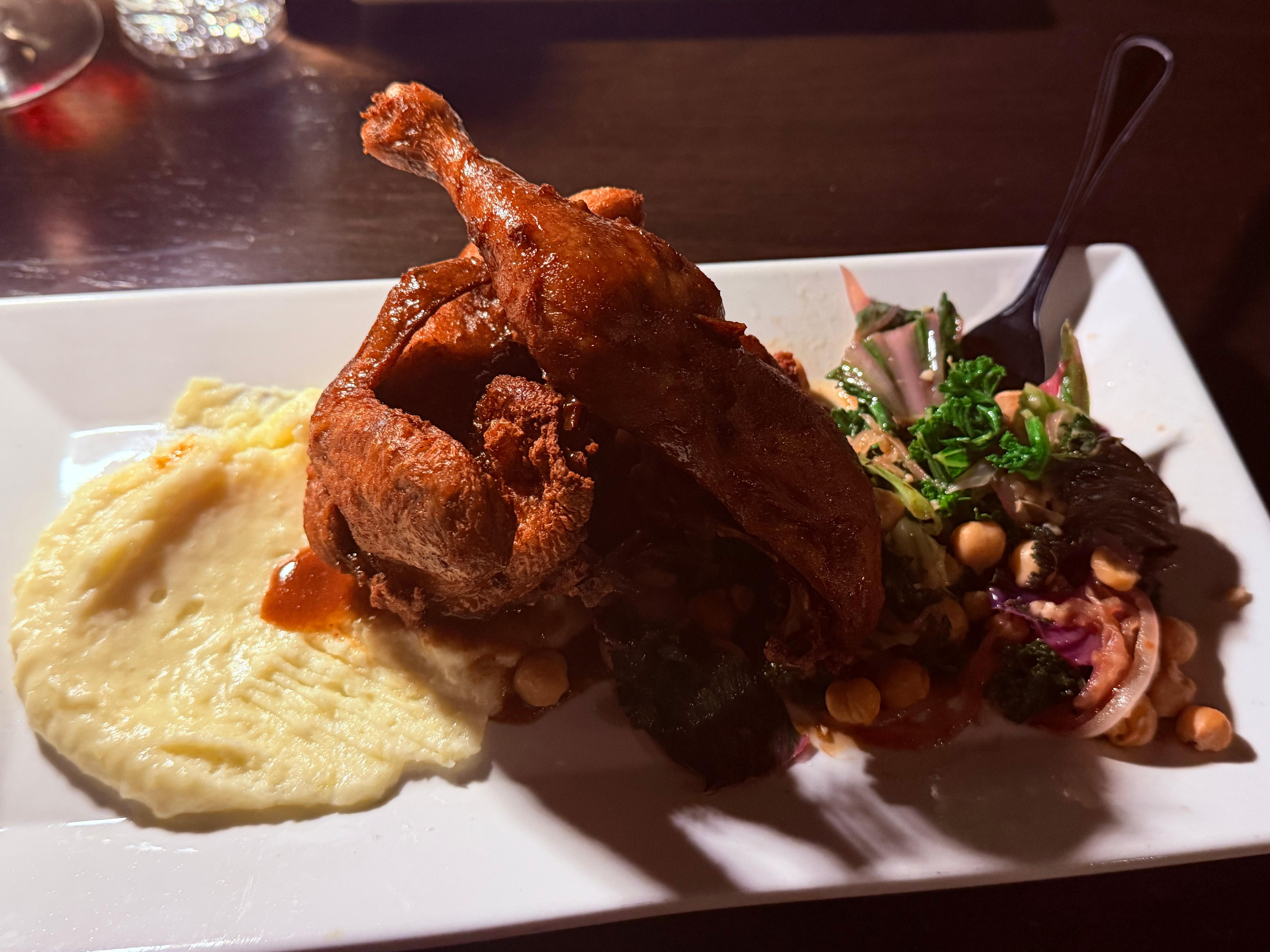 240 West dining - roasted chicken was really good