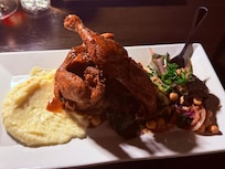 240 West dining - roasted chicken was really good