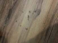 Dirty floor in room