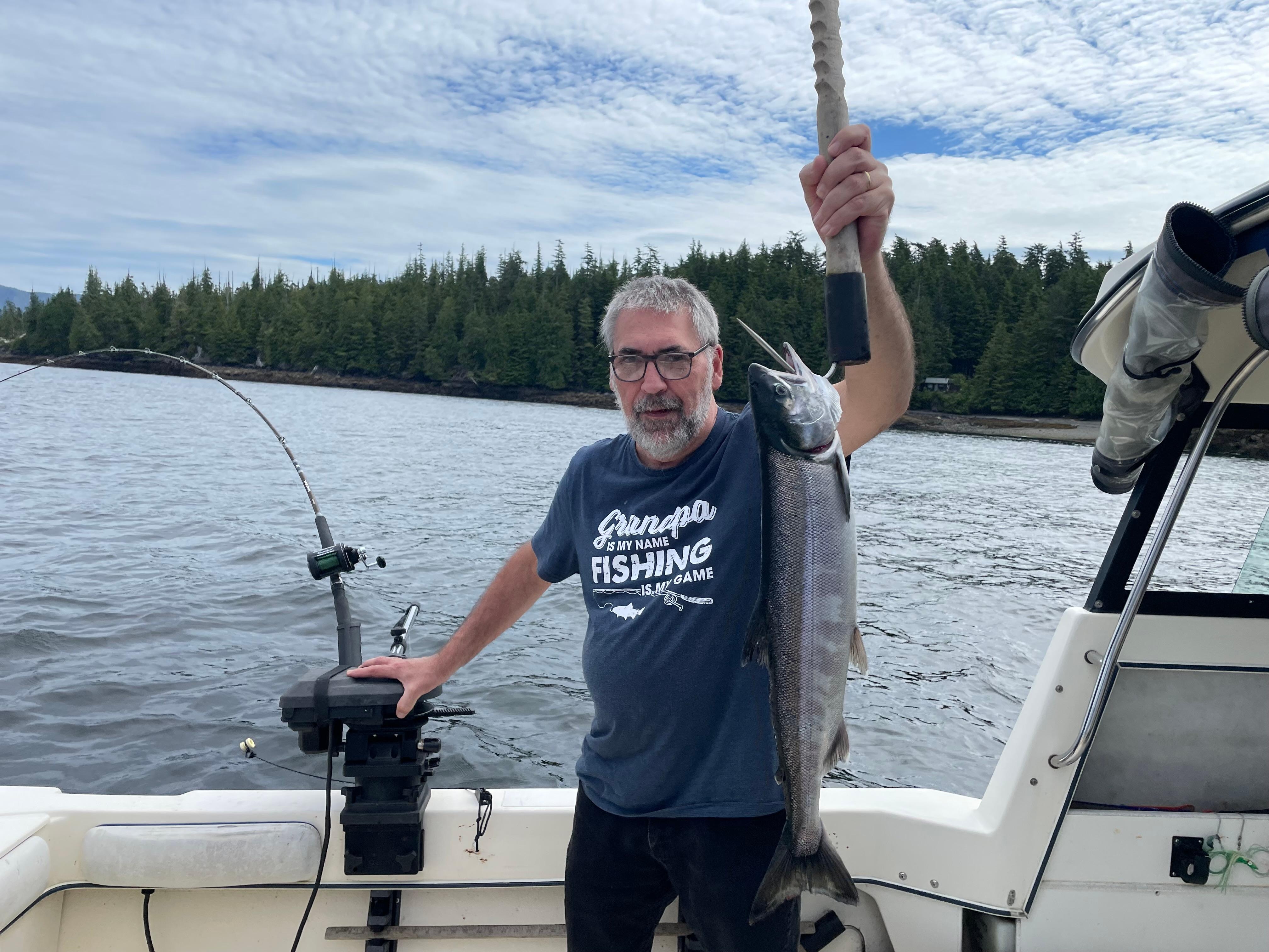 Salmon fishing with  MacDougall Charter Adventures 