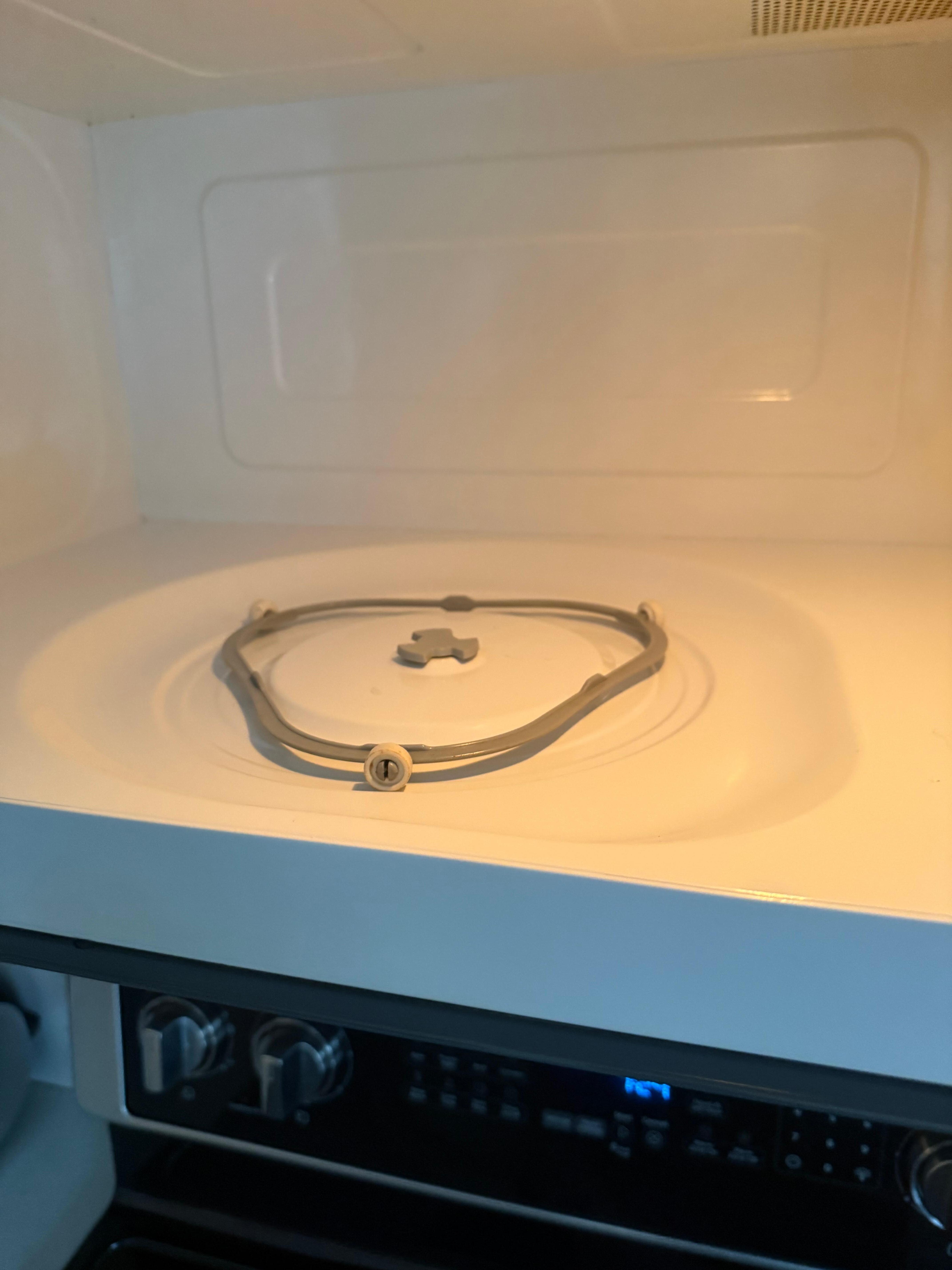 Broken microwave