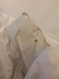 Burn Mark in the blanket