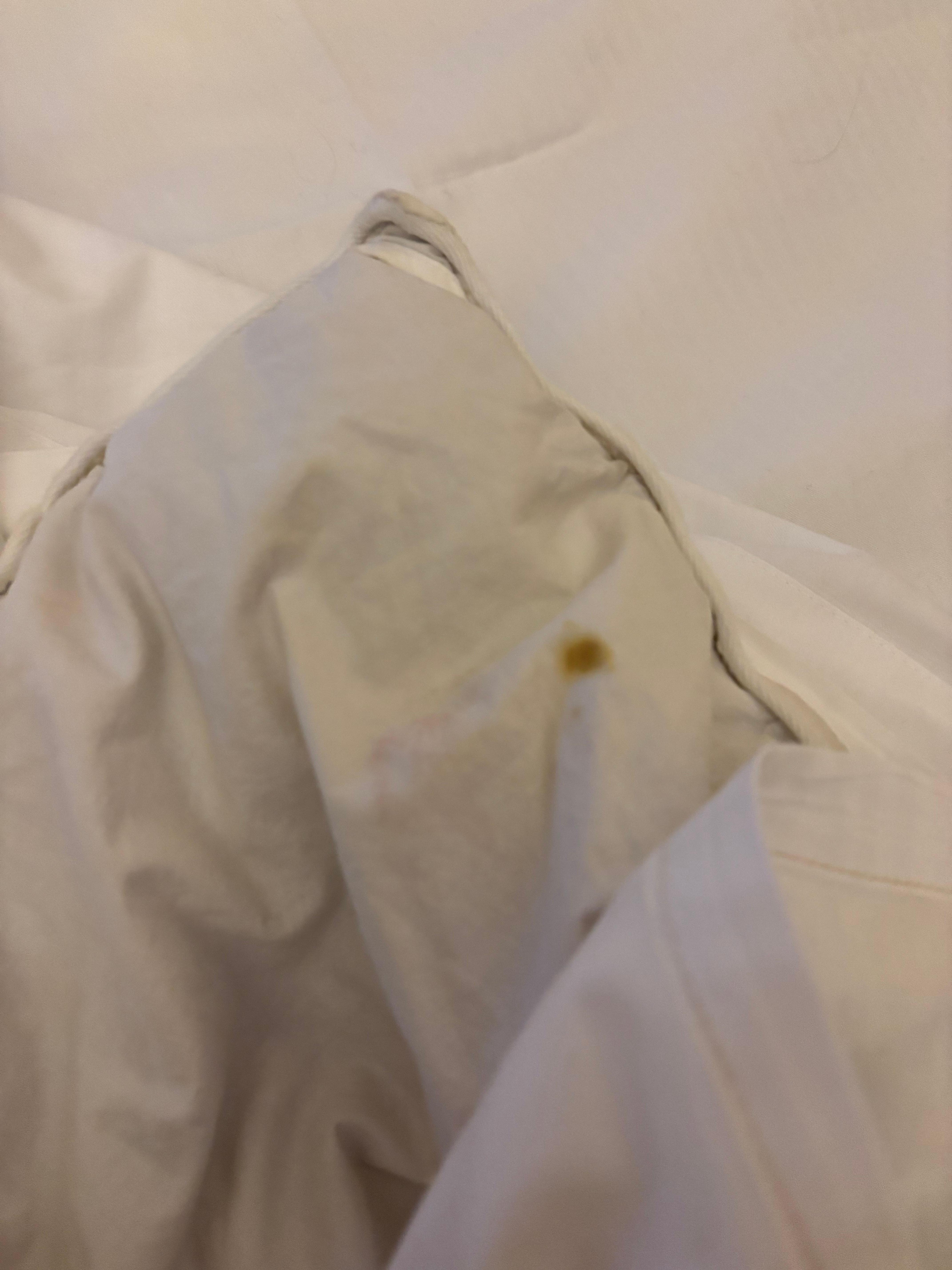 Burn Mark in the blanket
