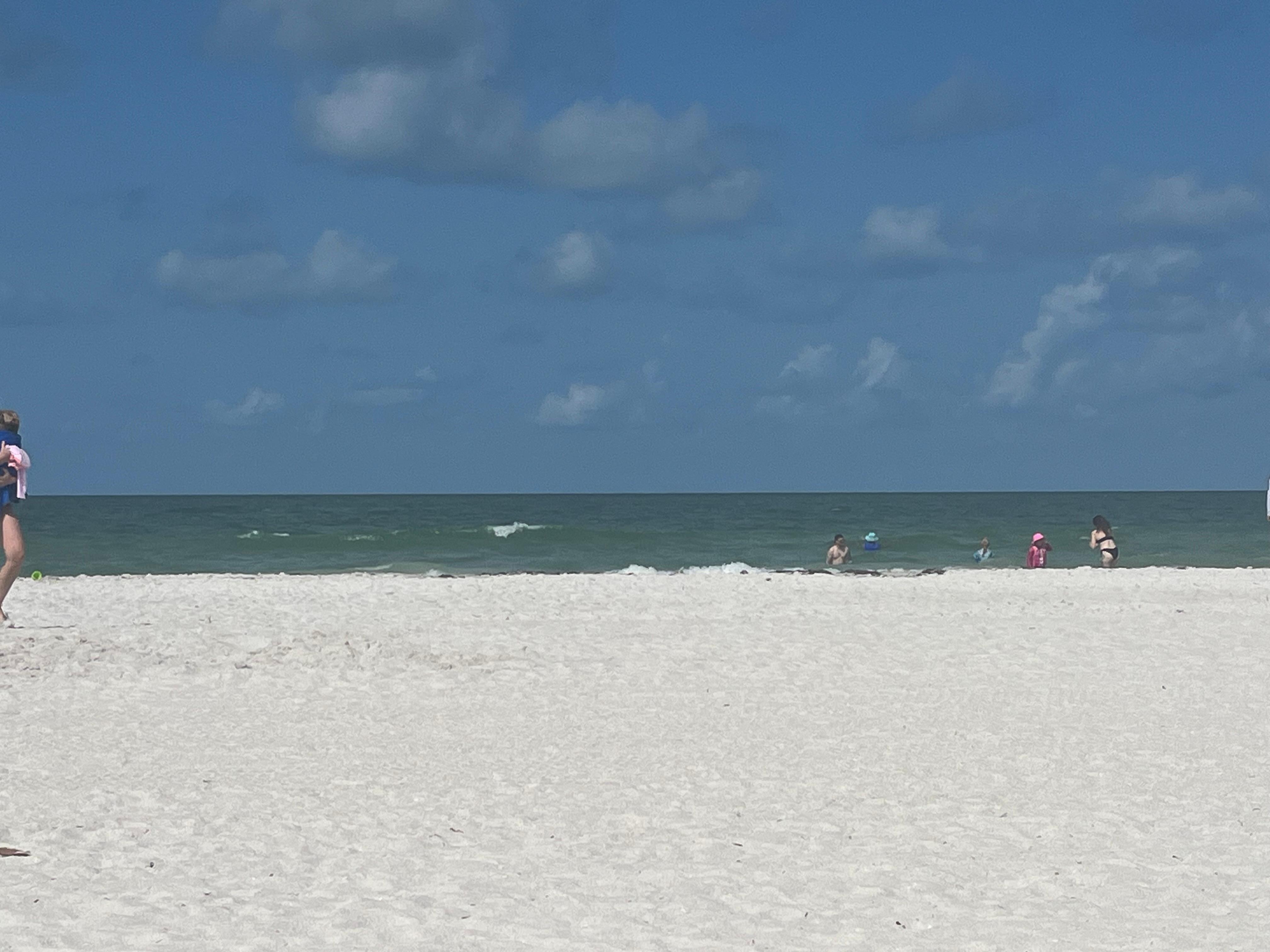 view of the ocean from my beach chair