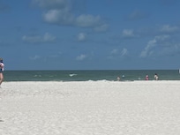 view of the ocean from my beach chair