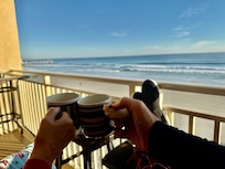 Coffee on the balcony