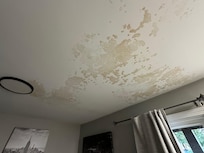 Dinning room ceiling water stain.
