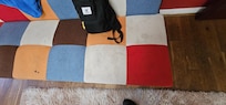 Stains all over futon.