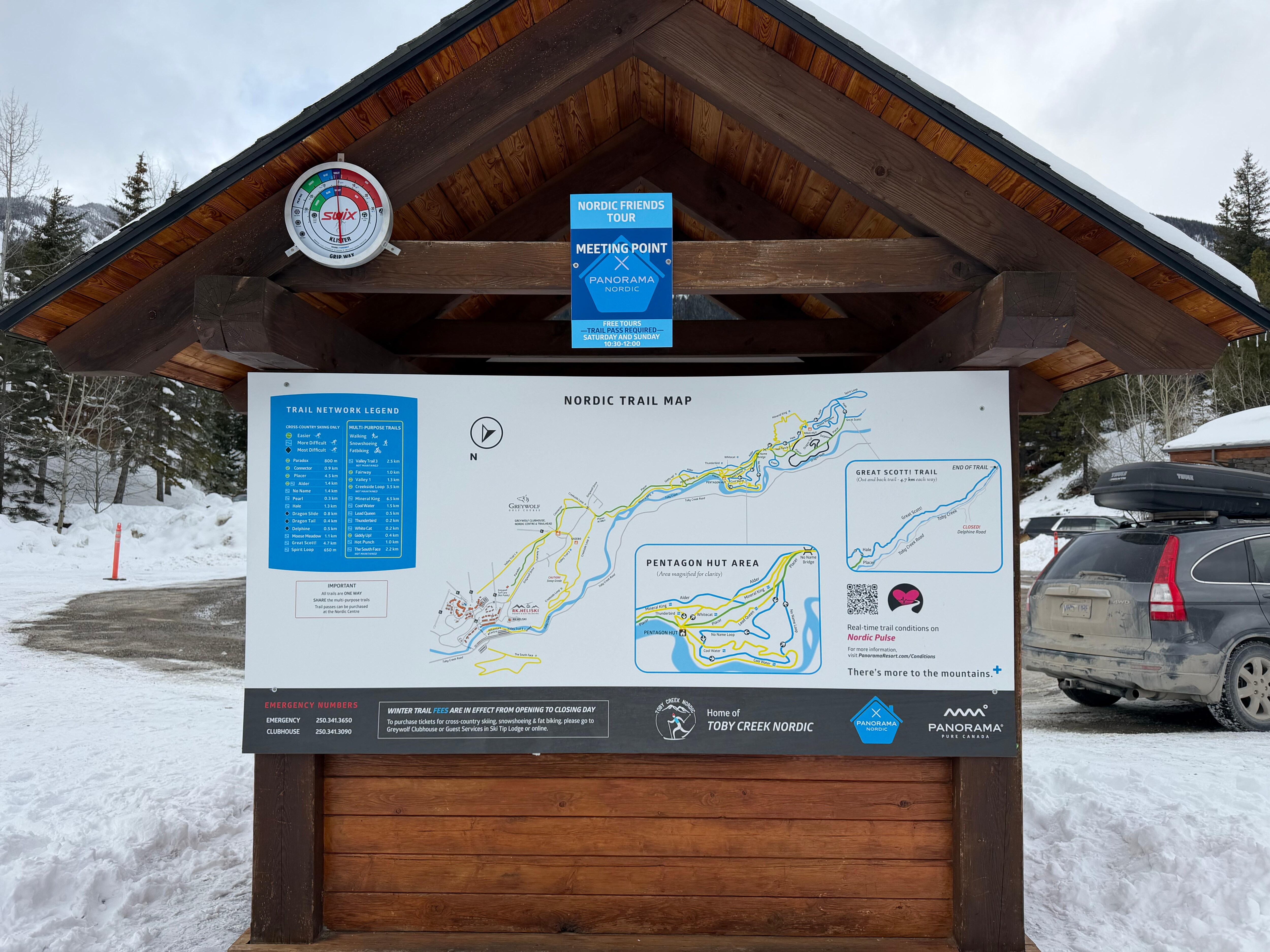Greywolf Nordic tracks map