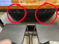 Oval seat with round toilet.