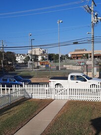 View of skate park from front porch