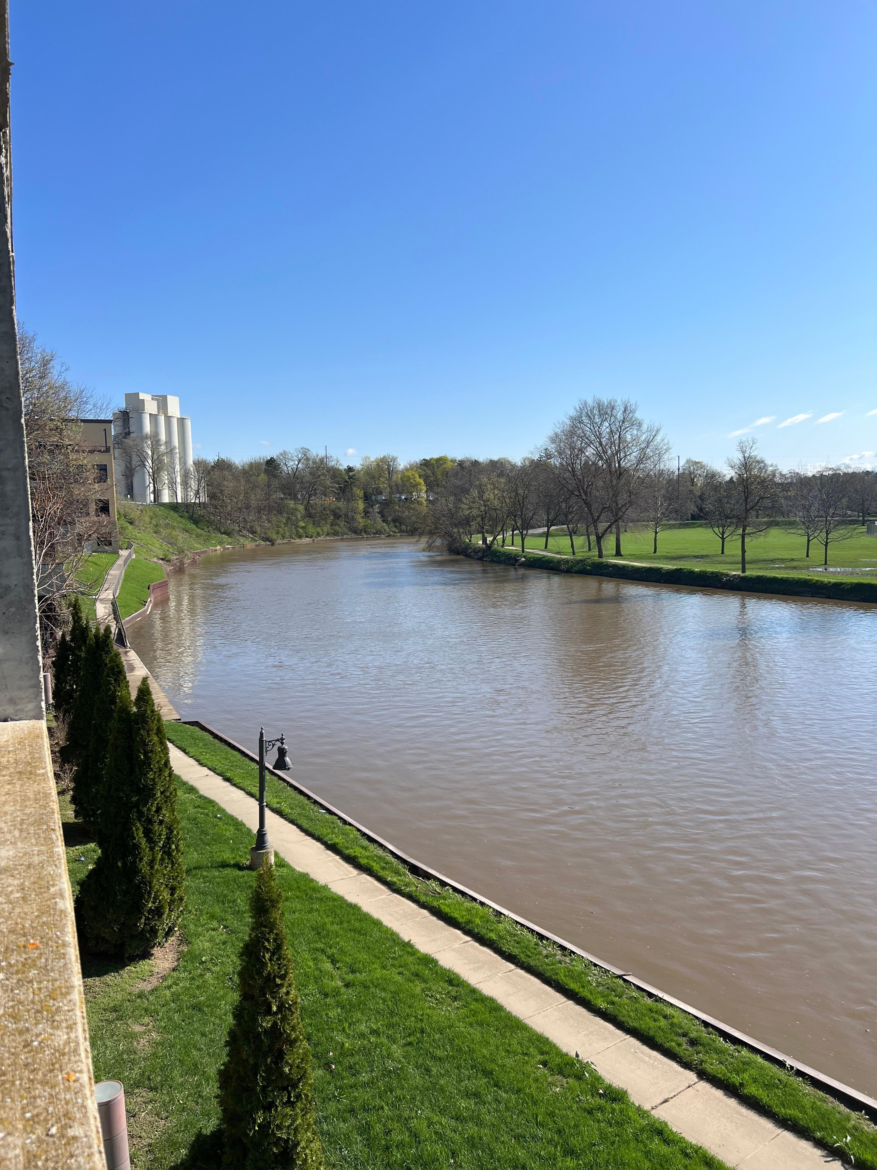 Riverfront view in April 2026