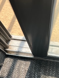 Slider is bent balcony door stuck