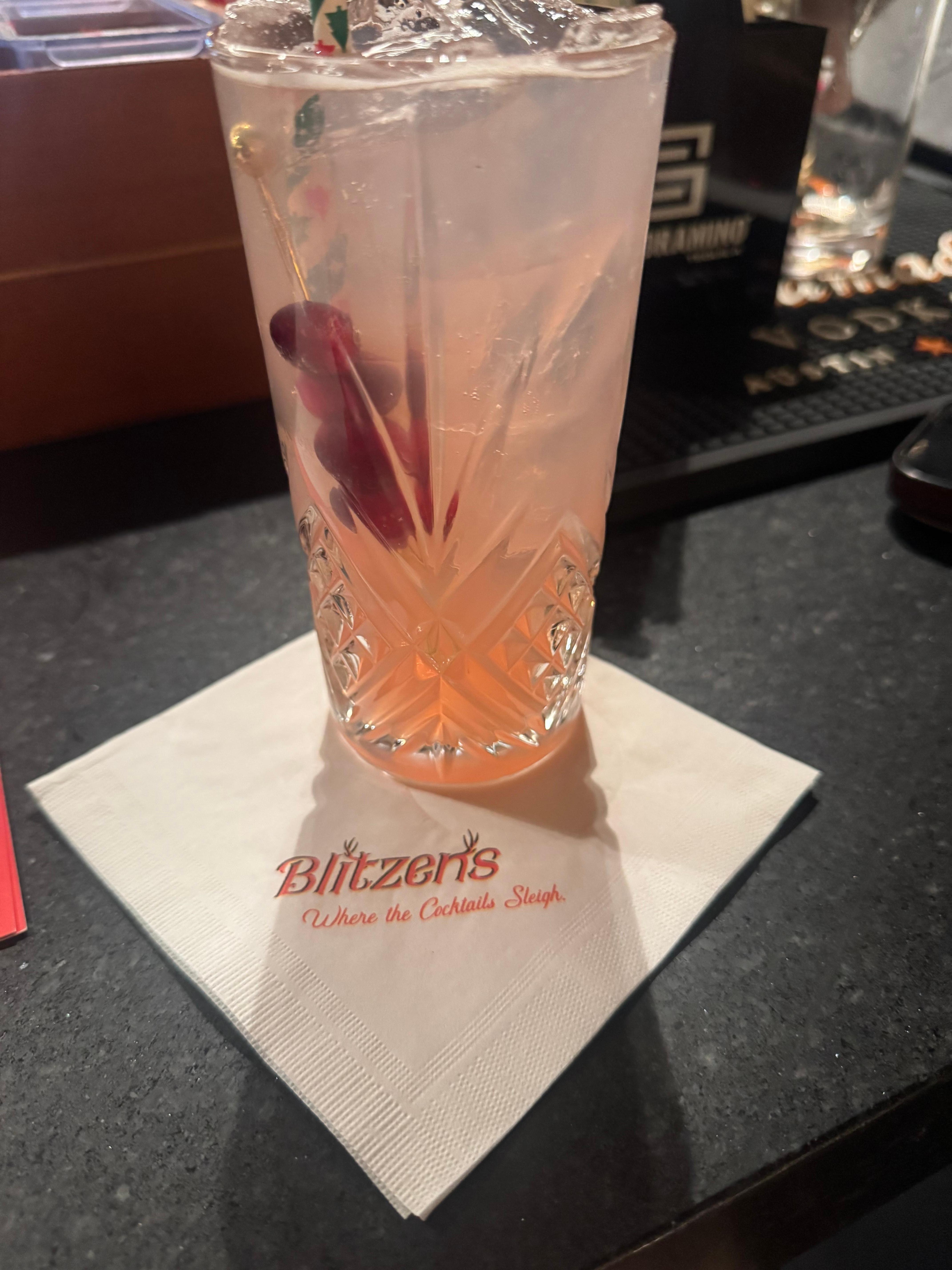 Fun little cocktails before dinner at Bobs 