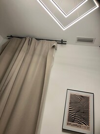 Curtains not on rails