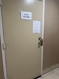 Laundry out of order