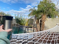 Most comfortable hammock every to watch the birds—even saw a hummingbird!