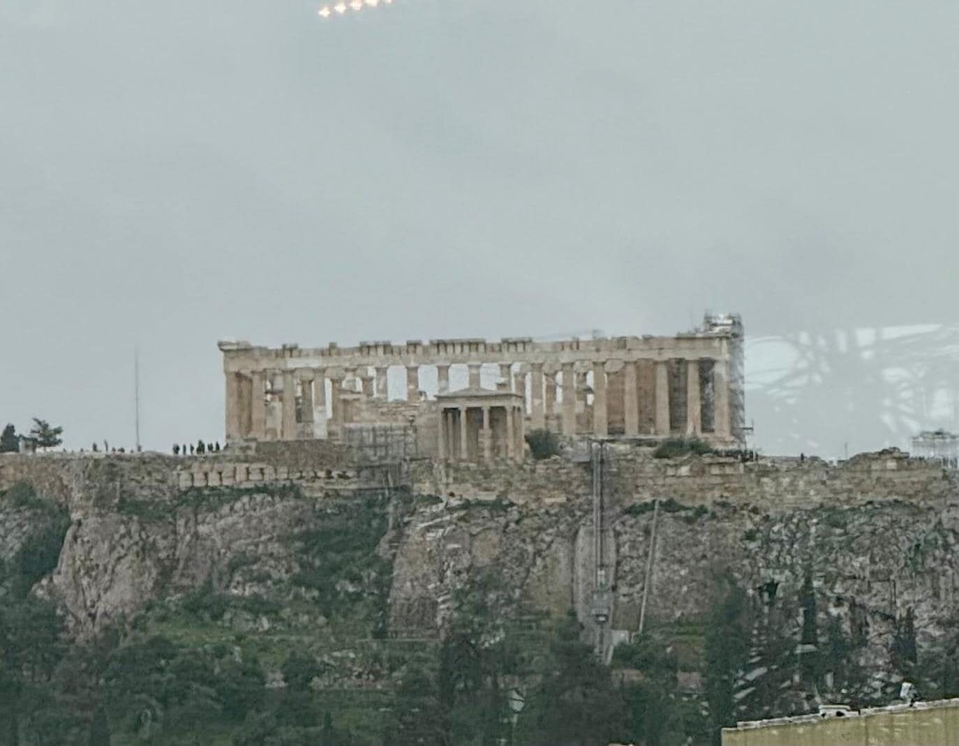 View from hotel rooftop