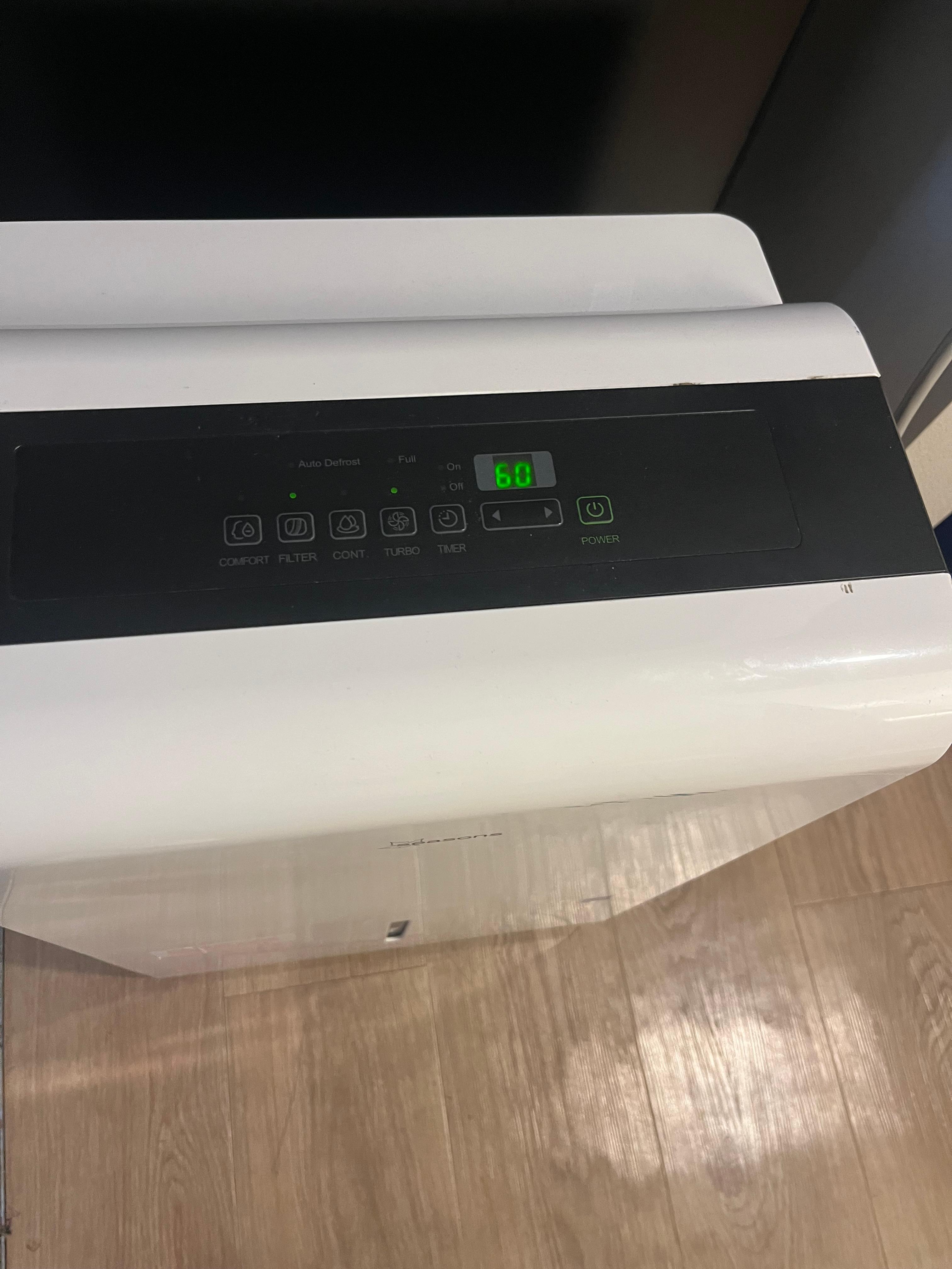 Bucket full by morning and still 63% humidity 