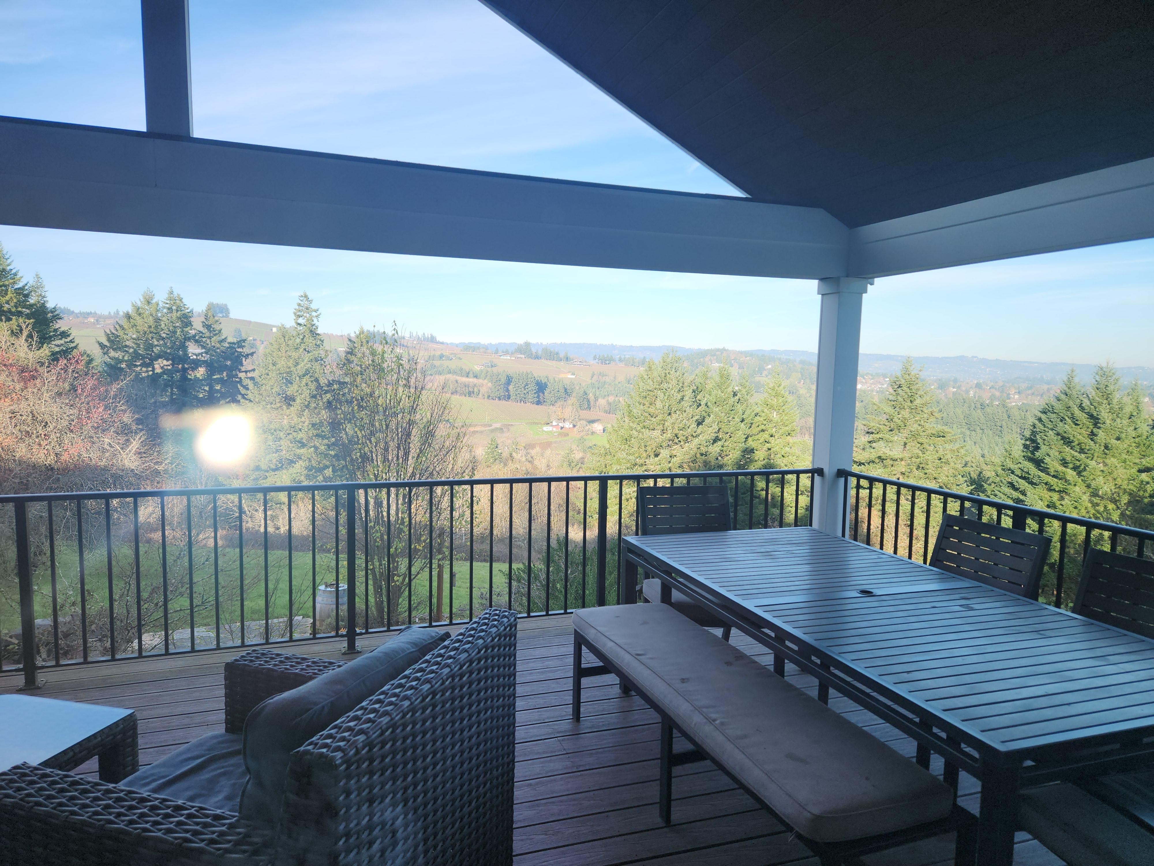 Glorious day in the PNW, great outdoor setting