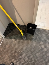 Uncleanliness, when you open the door,