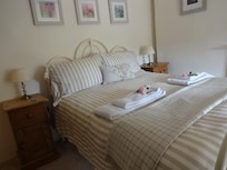 Yes those are roses on the bed.