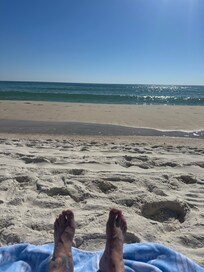 Beautiful safe beach