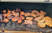 Lots of grill space (bring your own charcoal)