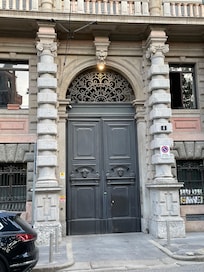 The main door