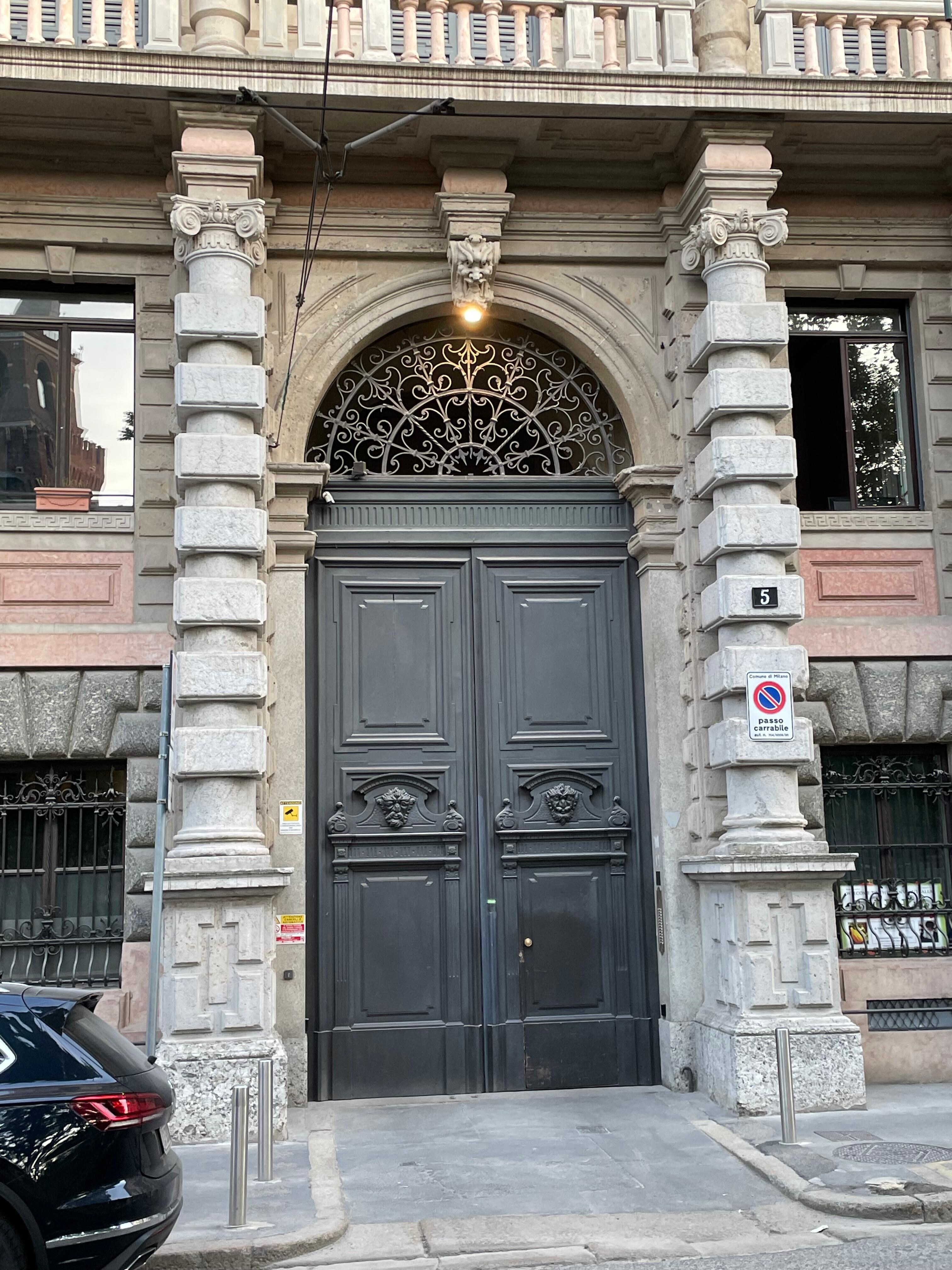 The main door 