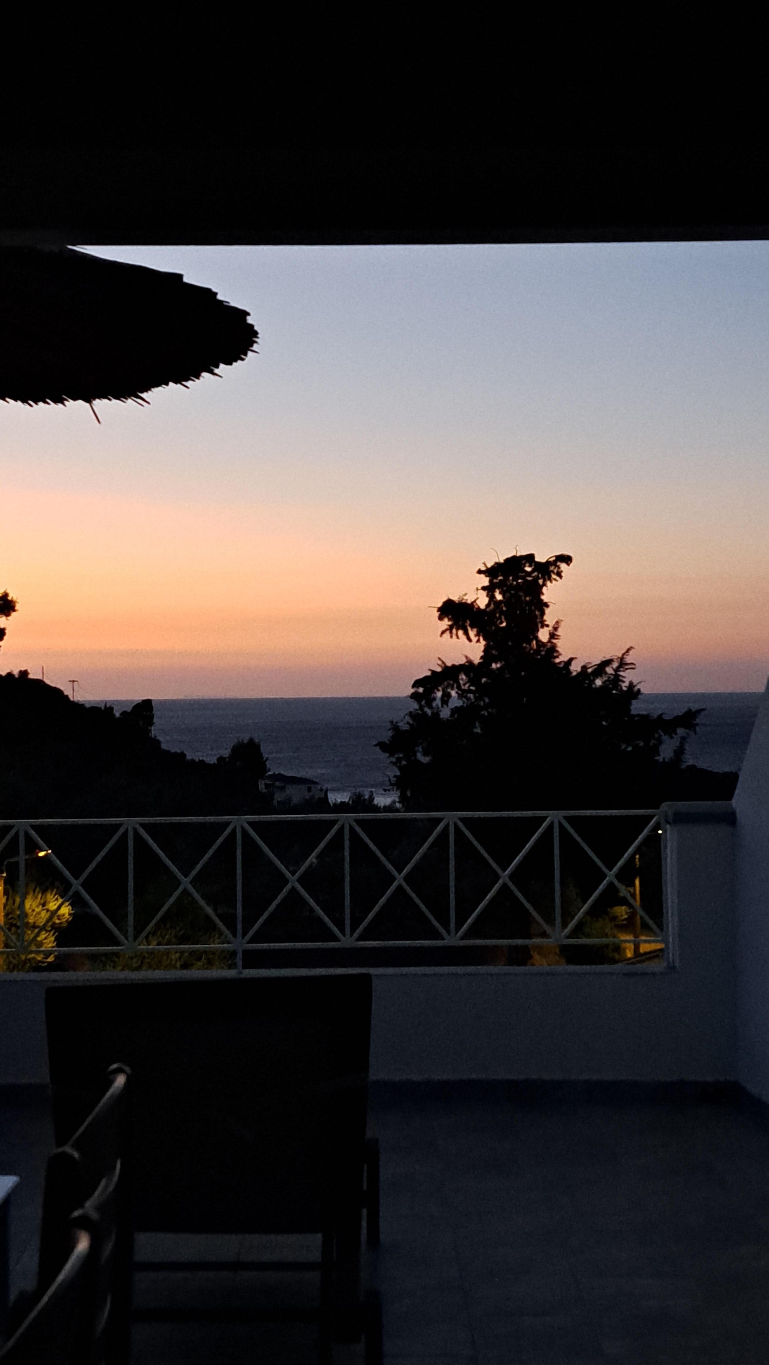 Sunset view from the room 