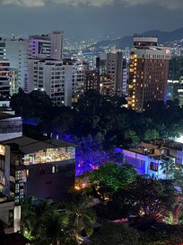 Nice views at night from the grand suite
