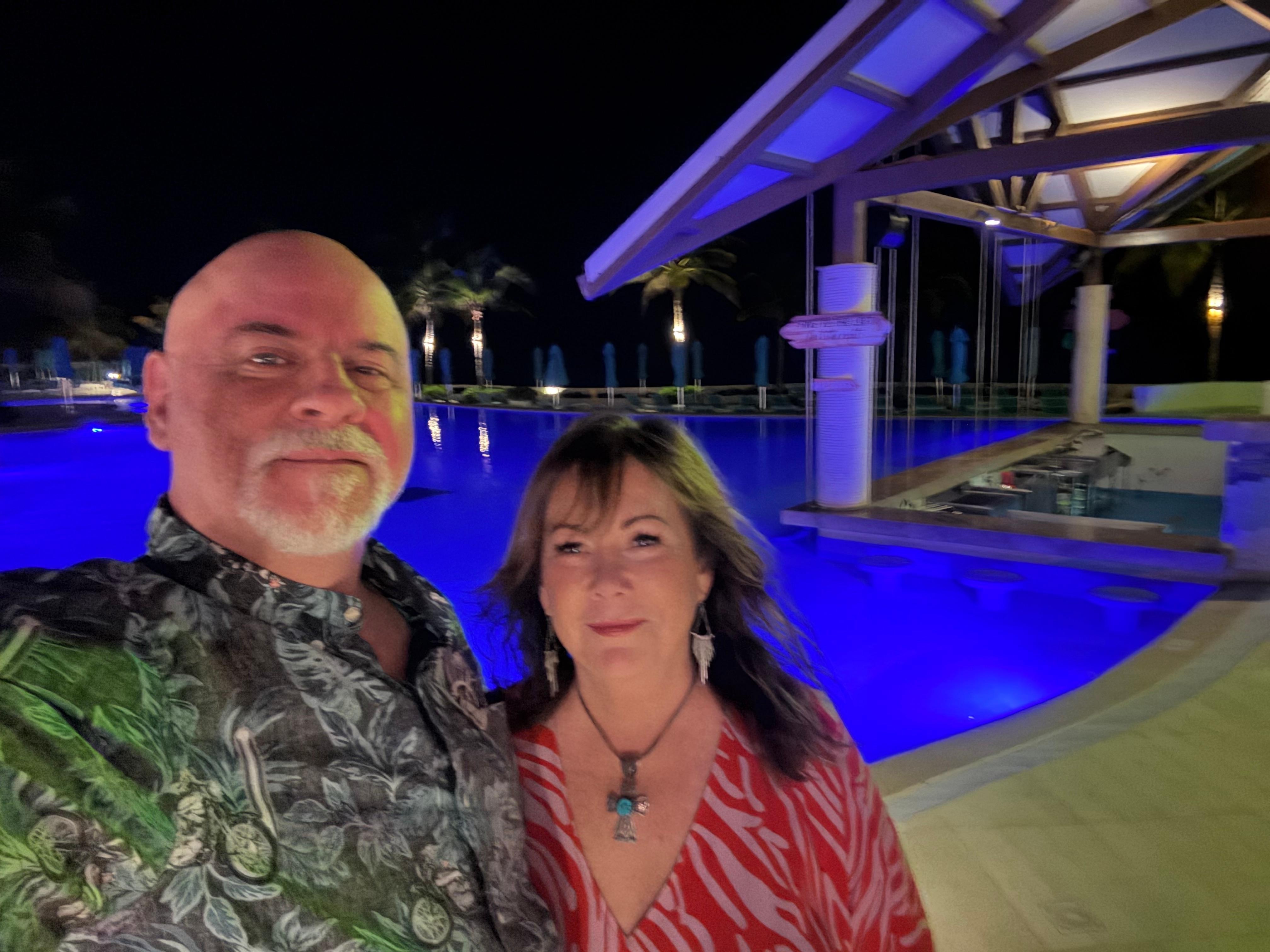 5 o’clock somewhere bar at night. 