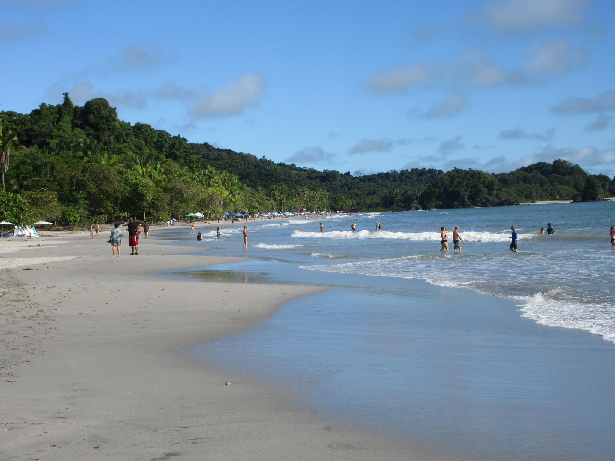 The beach we had access to through our host.
