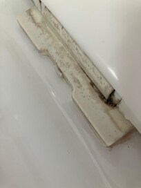 Filthy lid on toilets in both rooms they moved me to!