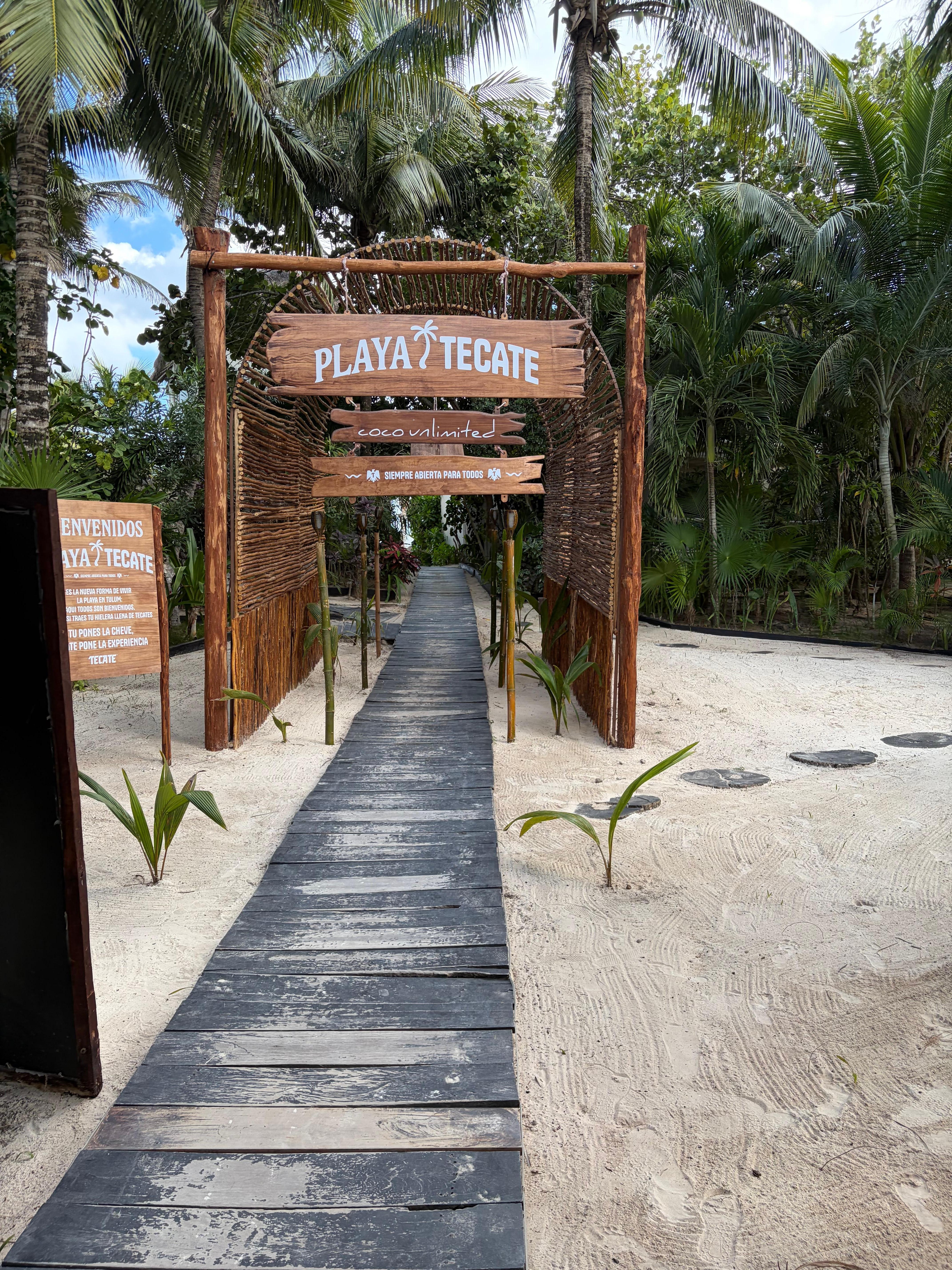 Walkway from reception area