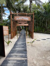 Walkway from reception area